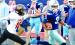 Scott City’s Pablo Solis stays beyond the reach of a Colby defender on a 56 yard punt return for a touchdown during Monday’s game on the home turf. (Record Photo)