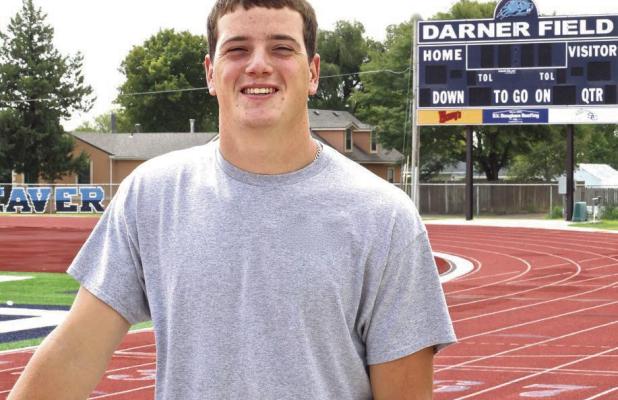 Four-sport former SCHS standout Jackson Rumford at Darner Field. (Record Photo)