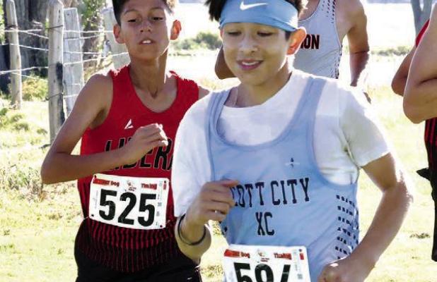 Scott City’s Diego Ortiz competes in a recent crosscountry meet. (Record Photo)