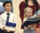 Crown bearers Ashton Cooper and Kynlee Ellis SCHS Winter Homecoming 2024