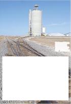 The Kansas Oklahoma rail line and siding to the south of the Weskan Grain storage facility east of Scott City. (Record Photo)