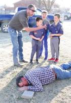 Scouts get lesson on 911 response