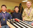 pinewood derby action