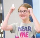 SCMS fifth graders all aboard with putting chicken train saga to lyrics