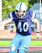 Senior Pierce Vallejo will play a key role defensively as an inside linebacker in addition to his duties as a power runningback and lead blocker. (Record Photo)