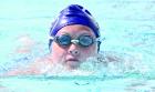 	Trout wins 3 individual golds, adds a relay win at GC swim meet