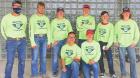 SCHS E-car team members are (front, from left) Gui Griffith and Cole Vance. (Back row) Class instructor Allen Thornburg, Stryder Sowers, Wyatt Ricker, Zach Rohrbough, Riley Seeley and Kooper Wright. (Below) Zach Rohrbough with the No. 23 car that won the Article Image Alt Text
