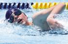 Samantha Lebbin of the Scott City Stars competes in the 200m freestyle. (Record Photo) Goode, Trout strike gold