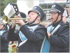 SCHS musicians Brice Koehn (left) and Aaden Arreola perform during the Beaver Band Festival. (Record Photo)