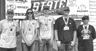 Among the top award winners in the state skeet competition were Scott City team members (from left) Hayden Wiechman, Piper Fox, Spencer Cramer, Dominic Allen and Derick McKinney.