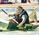 Aiden Kershner in the SS Drippy Boat Aiden Kershner in the SS Drippy Boat
