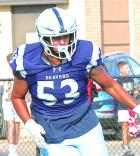 Senior Emilio Contreras, an offensive left guard, will be part of a trio of interior linemen that could be among the area’s best. As a defensive tackle, he had 50 tackles (22 solo) last season. (Record Photo)