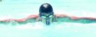Alex Rodriguez wins the 100m butterfly during Western Kansas Swim Club competition in the home pool last Saturday. (Record Photo) Stars are champs in opening meet