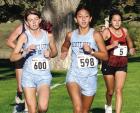 Members of the SCHS team competing in the Lakin Invitational last Saturday morning were Maci Lara (left) and Halle Erazo. (Record Photo)