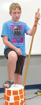 SCMS fifth graders all aboard with putting chicken train saga to lyrics