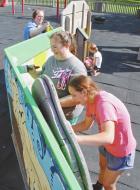 4-Hers give playground a facelift