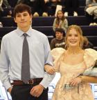 Sophomore Attendants Brendan Cook and Tressa Goodman SCHS Winter Homecoming 2024