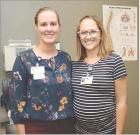 Joining the medical team at the Scott County Hospital are Dr. Bethany Peach (left) and Dr. Morgan Gillam. (Record Photo)