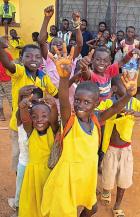 Some of the youngsters that Ghana Ministries hopes will soon be living in a new orphanage. Other plans for the site include a church, hospital and hog operation. Local family on a mission to