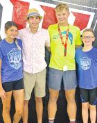 Trout is Missouri-Valley district backstroke champ