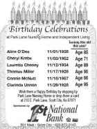 Birthday Celebrations