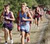 Carson Gabel in competition earlier this season. He won the sophomore division at the Hesston meet. (Record Photo)